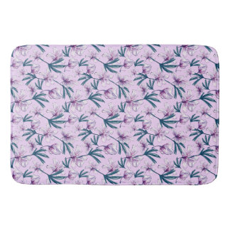 Alfombrilla De Baño Blossom Bliss en morado suave