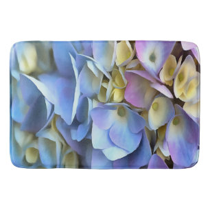 Alfombrilla De Baño Blue Hydrangea Shrub Bossom artístico