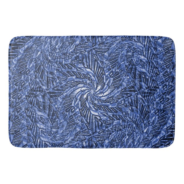 Alfombrilla De Baño Blue Jean swirl... (Anverso)