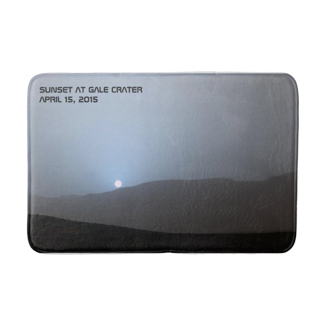 Alfombrilla De Baño Blue Martian Sunset (Anverso)