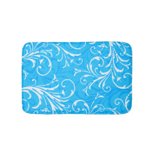 Alfombrilla De Baño Blue Ornamental Bath Mat