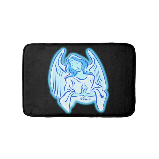 Alfombrilla De Baño Blue Peace Angel Bath Mat (Anverso)