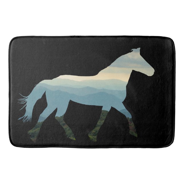 Alfombrilla De Baño Blue Ridge Horse Bath Mat (Anverso)