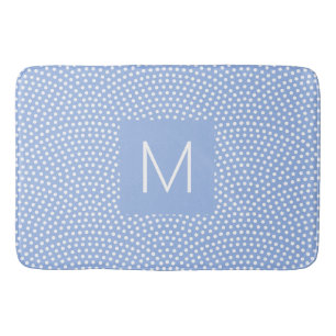 Alfombrilla De Baño Blue Same Komon (piel de tiburón) Monogramado