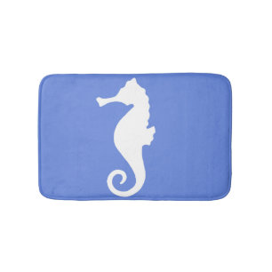 Alfombrilla De Baño Blue Seahorse Bath Mat