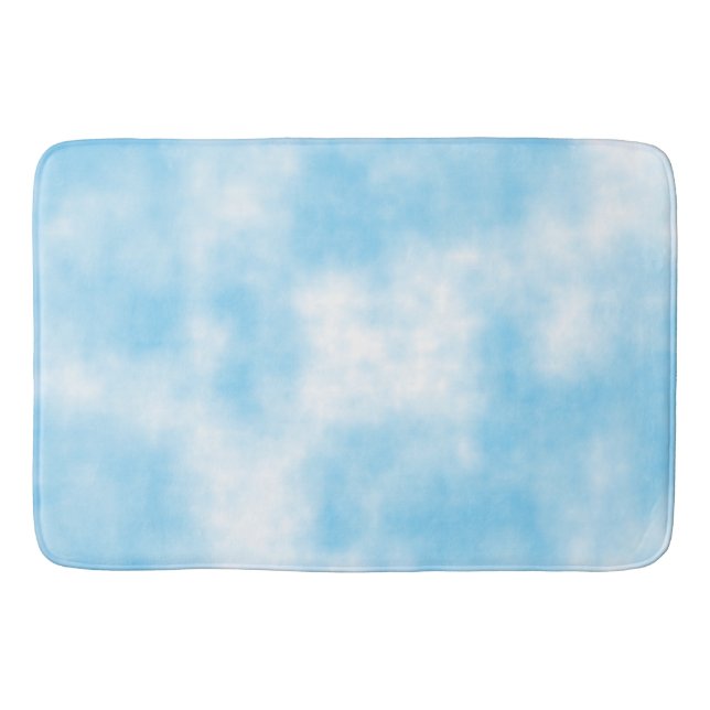 Alfombrilla De Baño Blue Sky and Cloud Art Personalizado (Anverso)