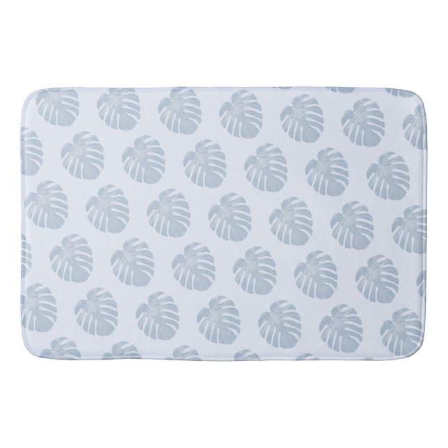 Alfombrilla De Baño Blue Tropical Bath Mat (Anverso)