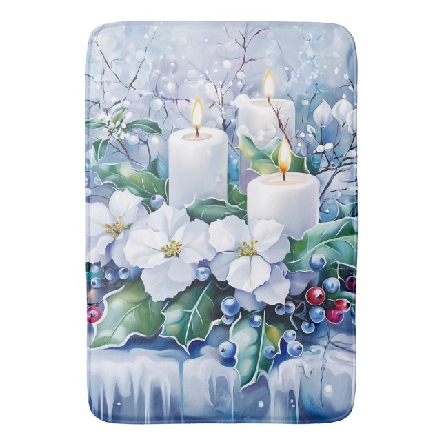 Alfombrilla De Baño Blue Winter Bath Mat (Frente vertical)