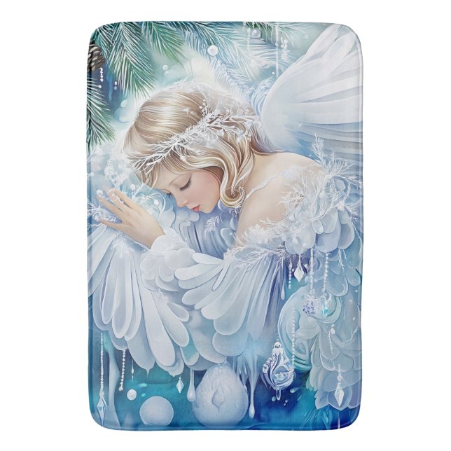 Alfombrilla De Baño Blue Winter Bath Mat (Frente vertical)