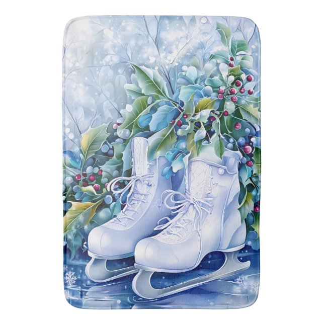 Alfombrilla De Baño Blue Winter Bath Mat (Frente vertical)