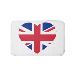 Alfombrilla De Baño Bmcnt de Union Jack Heartflag
