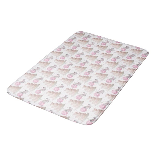 Alfombrilla De Baño Boda Cake Bath Mat (Angular)