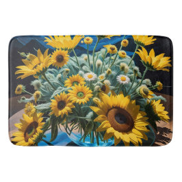 Alfombrilla De Baño Bodegón Flores y Noche 1 - 001