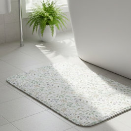 Alfombrilla De Baño Boho Flor Silvestre