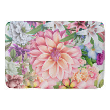 Boho floral mixto Lily patrón de flores silvestres