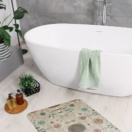 Alfombrilla De Baño Boho Hierba