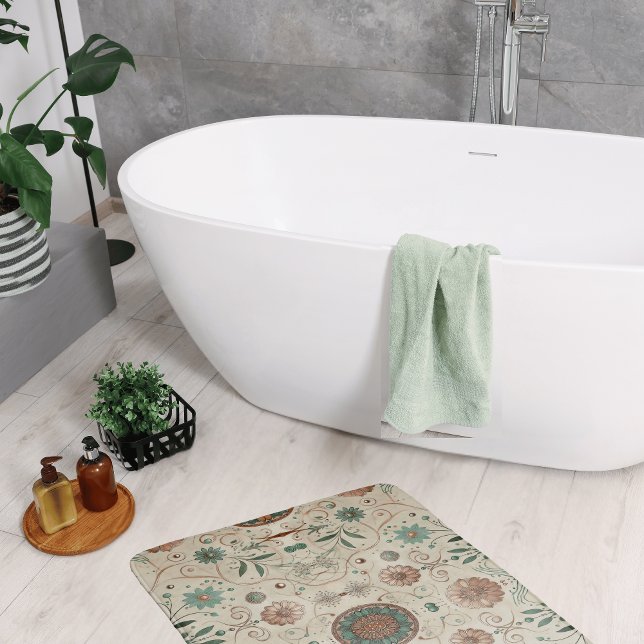 Alfombrilla De Baño Boho Hierba (Subido por el creador)
