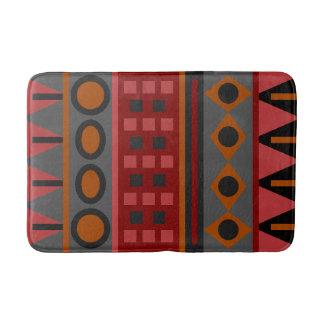 Alfombrilla De Baño Boho Tribal Colorido