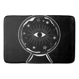 Alfombrilla De Baño Bola de Cristal Mágica para Ver el Ojo que Todo lo