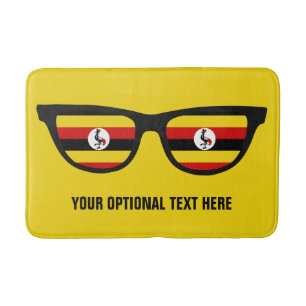 Alfombrilla De Baño Bolas de baño personalizado de Uganda Shades