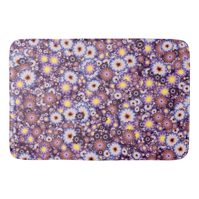 Alfombrilla De Baño bomba de flores3 (Anverso)