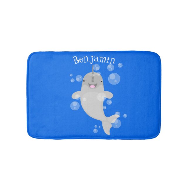 Alfombrilla De Baño Bombillas de narguile alegres, ilustracion persona (Anverso)