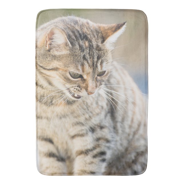 Alfombrilla De Baño Bonito gato (Frente vertical)