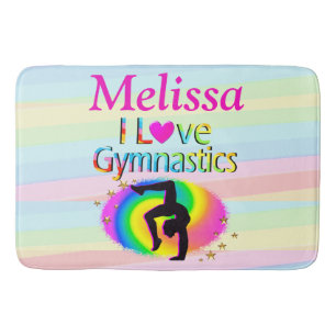 ALFOMBRILLA DE BAÑO BONITO ME ENCANTA LA GIMNASTICA PERSONALIZADA MAT