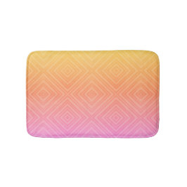 Alfombrilla De Baño Bonito Pastel Hipnótico Diamante Arte Pop Moderno