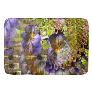 Alfombrilla De Baño Bonitos Petunias......