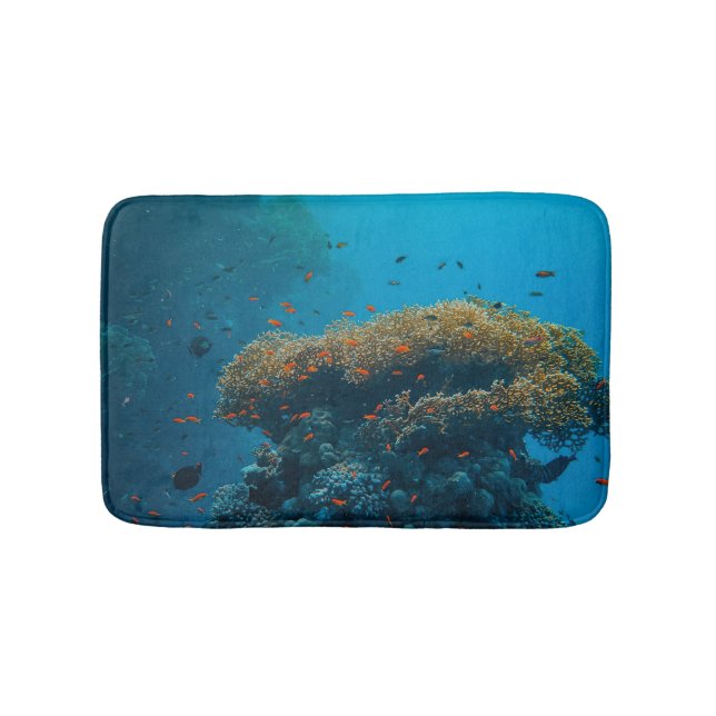 Alfombrilla De Baño Bonitos Y Arrecifes (Anverso)