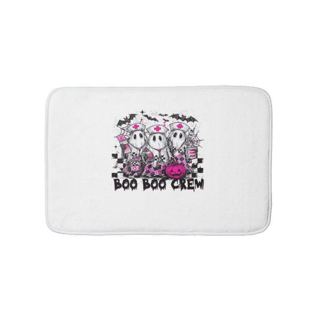 Alfombrilla De Baño Boo Boo Crew Enfermera clásica camiseta de Hallowe (Anverso)