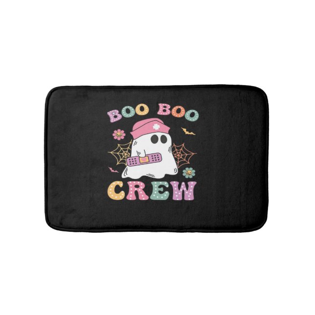 Alfombrilla De Baño Boo Boo Crew Ghost Nurse Classic T-Shirt (Anverso)