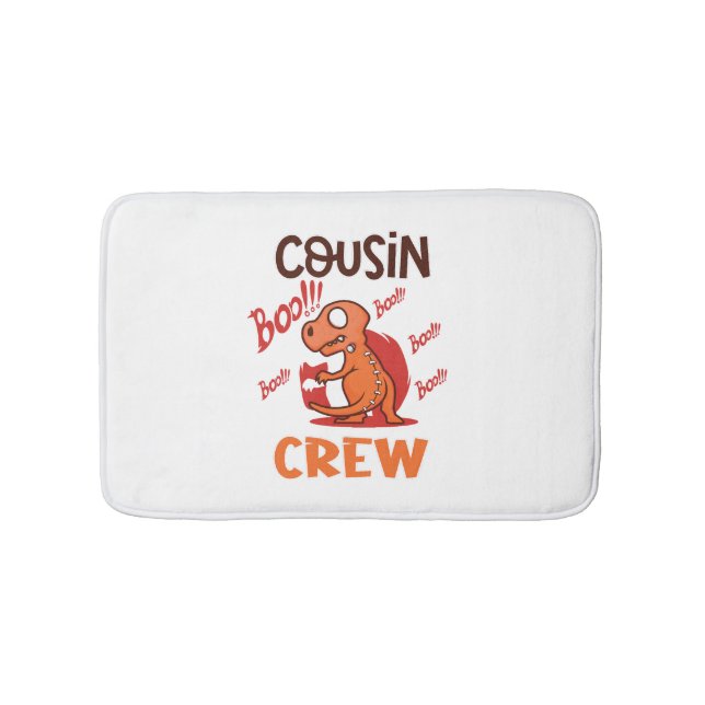 Alfombrilla De Baño Boo Cousin Crew Halloween Dinosaur Spookone Costum (Anverso)