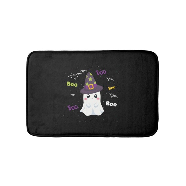Alfombrilla De Baño Boo Halloween disfraces de fantasmas hombres mujer (Anverso)