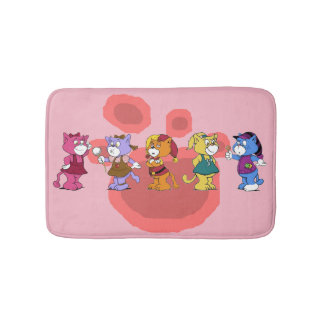 Alfombrilla De Baño Boomi Cats
