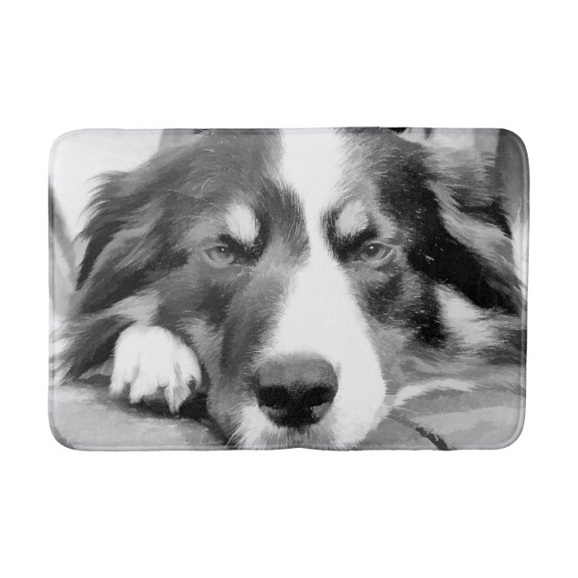 ALFOMBRILLA DE BAÑO BORDER COLLIE (Anverso)