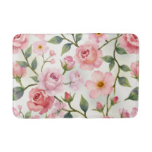 Borgoña y floral rosa