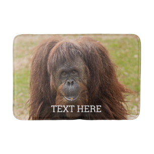 Alfombrilla De Baño Borneo Orangutan Beautiful Photography