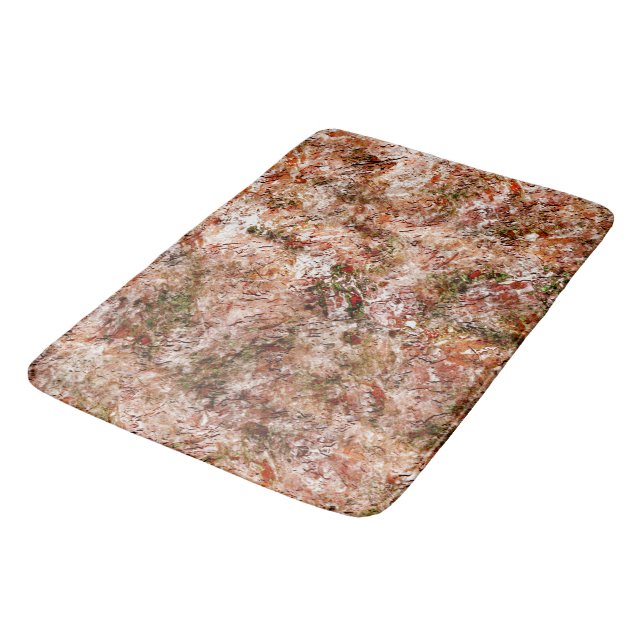 Alfombrilla De Baño Bosque Acer bajo algodón o roca bajo tierra (Angular)