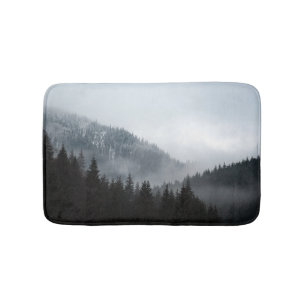 Alfombrilla De Baño Bosque de Montaña Misty: Vista panorámica