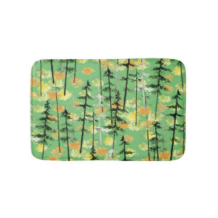 Alfombrilla De Baño Bosque de Otoño: Belleza Natural sin Marea