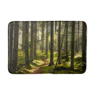 Alfombrilla De Baño Bosques Selva boreal Suecia