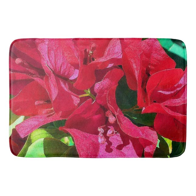 Alfombrilla De Baño Bougainvillea Closeup Bath Mat (Anverso)