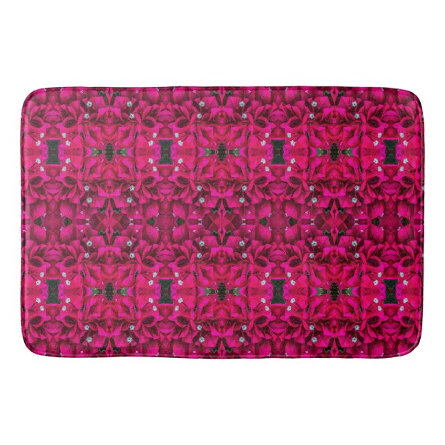 Alfombrilla De Baño Bougainvillea Deep Pink Bath Mat (Anverso)