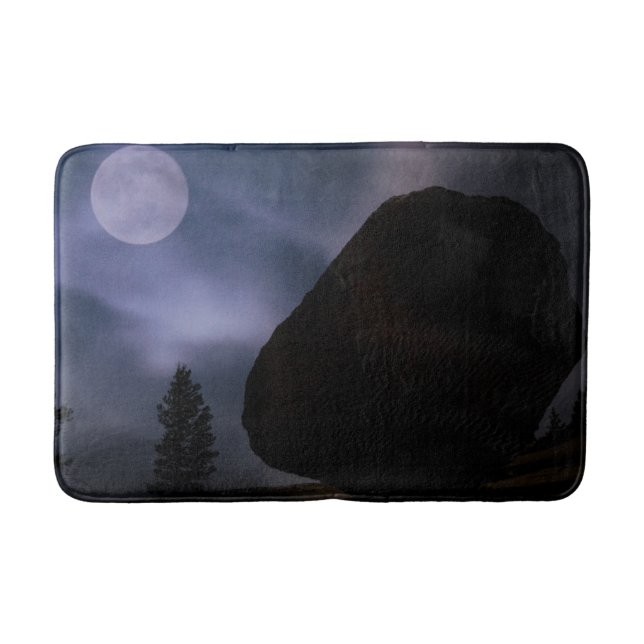 Alfombrilla De Baño Boulder by Moonlight | Parque nacional Yosemite (Anverso)