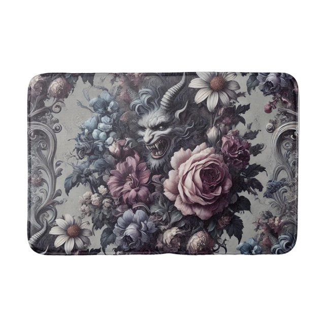 Alfombrilla De Baño Bouquet de Baphomet - Victoria gótica (Anverso)