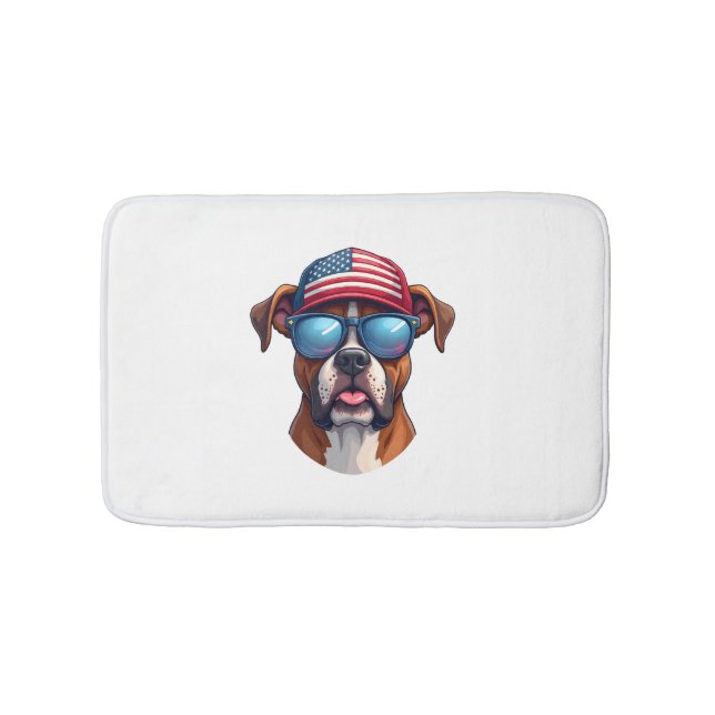 Alfombrilla De Baño Boxer 4 de julio (Anverso)