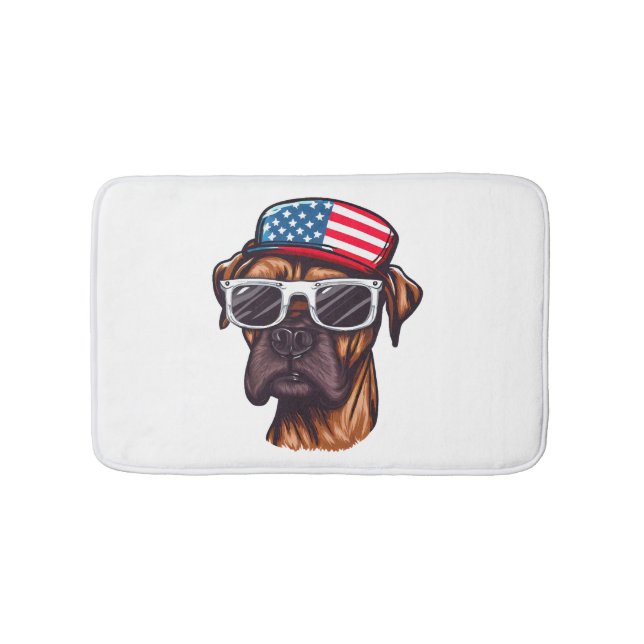 Alfombrilla De Baño Boxer 4 de julio Fiesta (Anverso)