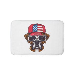 Alfombrilla De Baño Boxer Dog USA